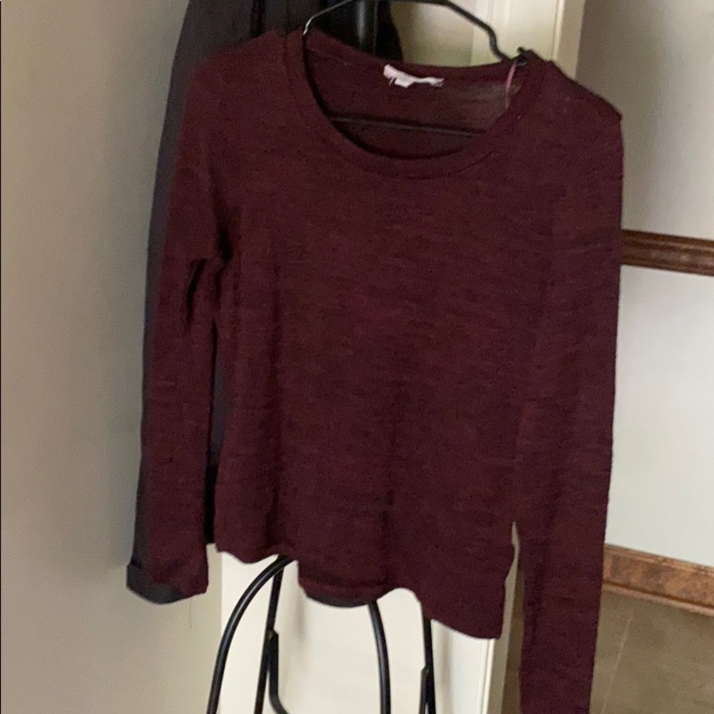 Maroon long sleeve